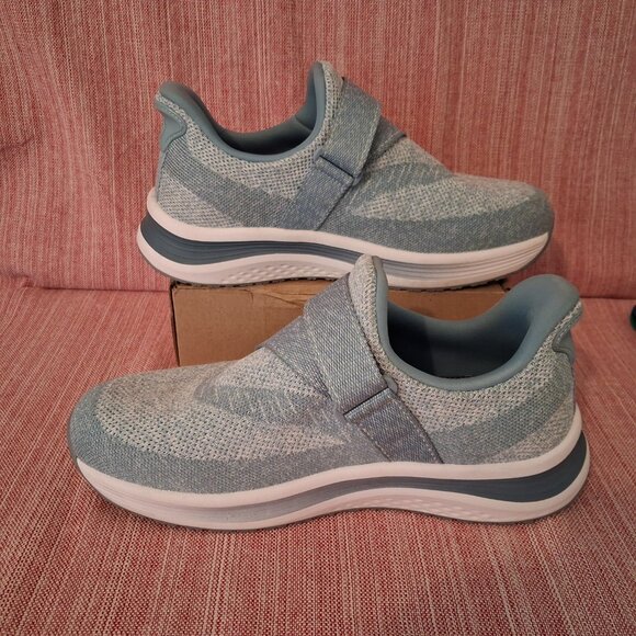 Orthofeet Naya Hands-Free Slip-On Sneakers Women's Sz 8.5 2E Blue Comfort - Picture 7 of 12